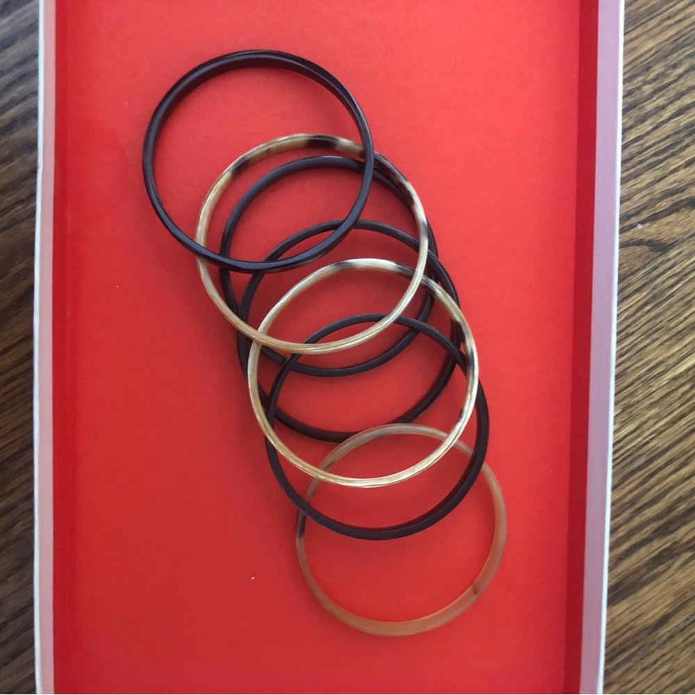 Nest Mixed Horn Bangle Set